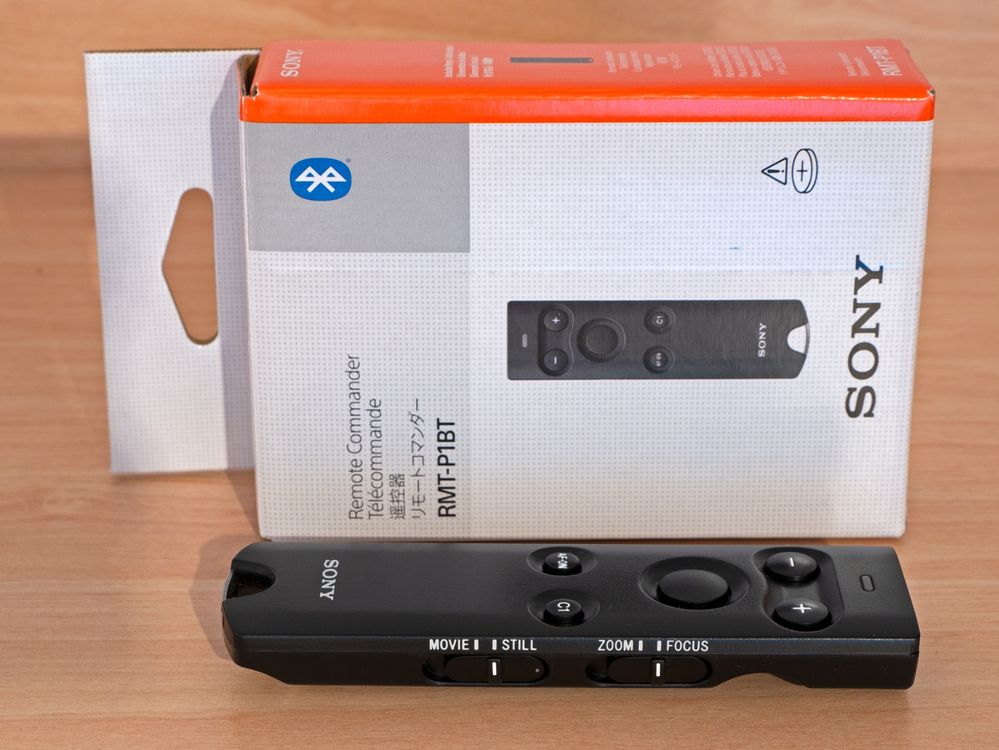 Sony RMT-P1BT Télécommande Bluetooth Pour Appareils Photo Alpha