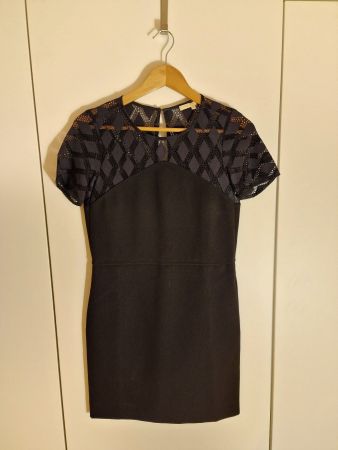 Maje Paris RIMINI Spitzenkleid Dunkelblau Gr. 1 / S