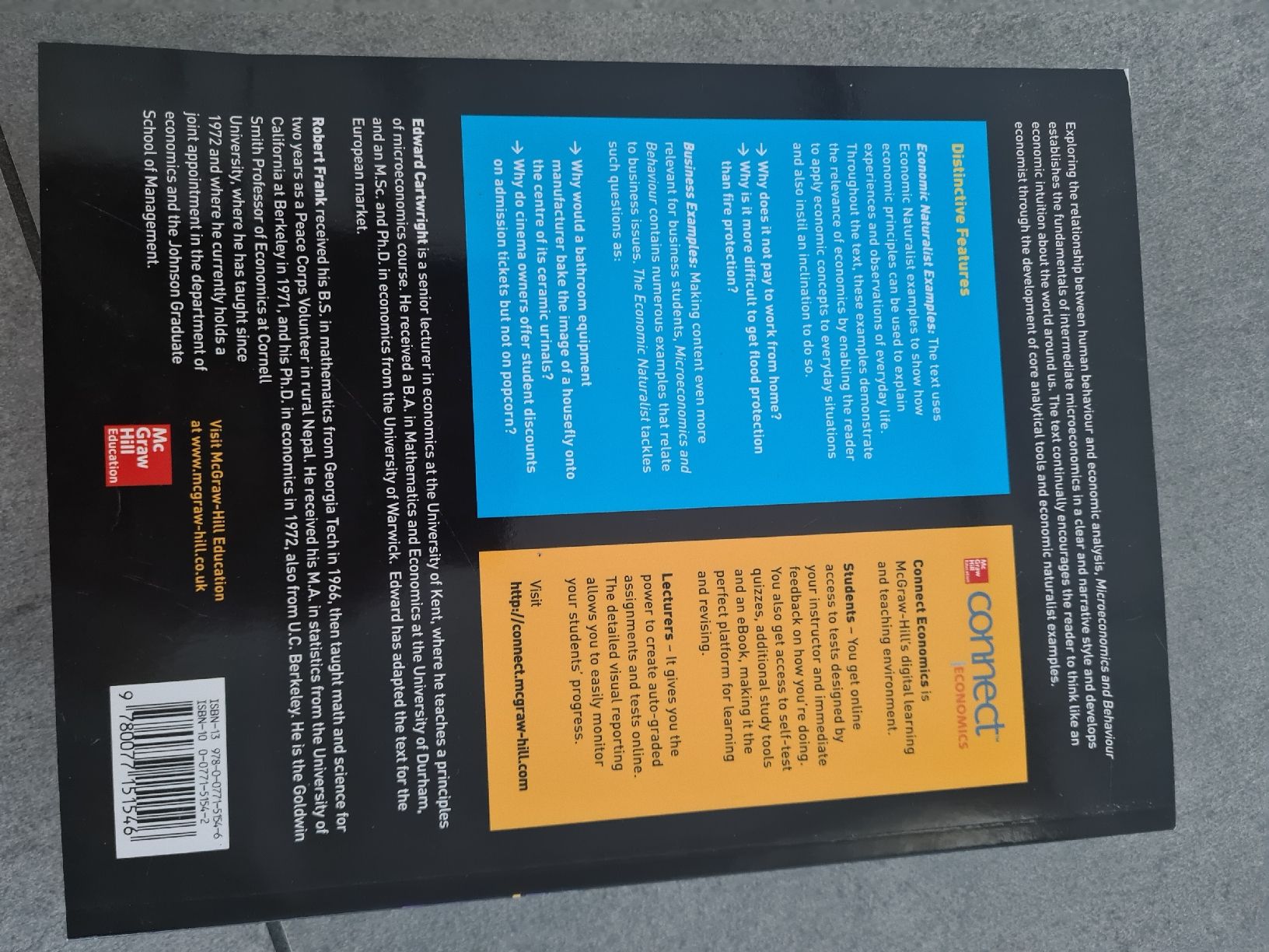 Livres: Microeconomics and Behaviour   Frank Cartwright – D'occasion à Kriens par Mirii91 1