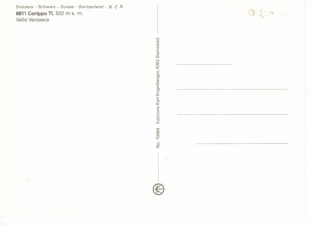Cartes postales: Corippo – D'occasion à Wolhusen par Curver9 1