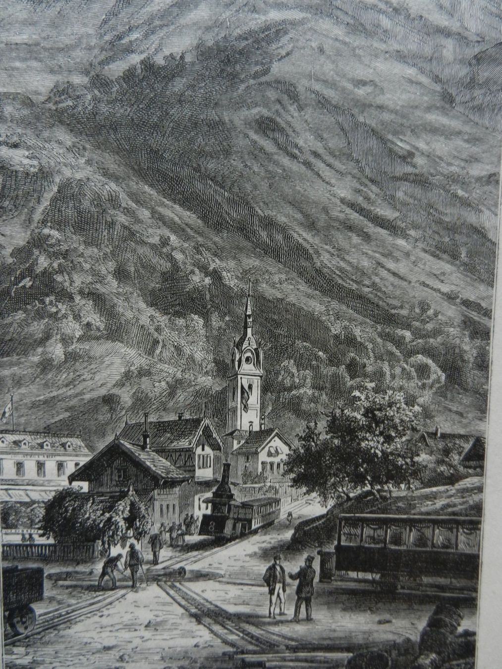 Gravures: Vitznau Talstation Rigibahn – D'occasion à Risch par Rischli15 1