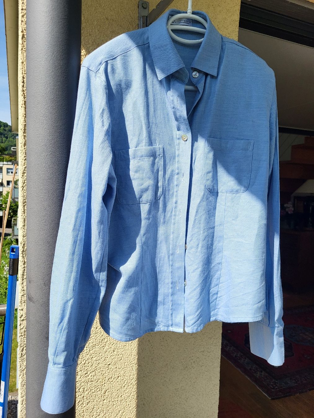 Camicette: Tommy Hilfiger Bluse, hellblau gestreift, Grösse M, Top! – Usato da Zürich venduto da Lizi7 2