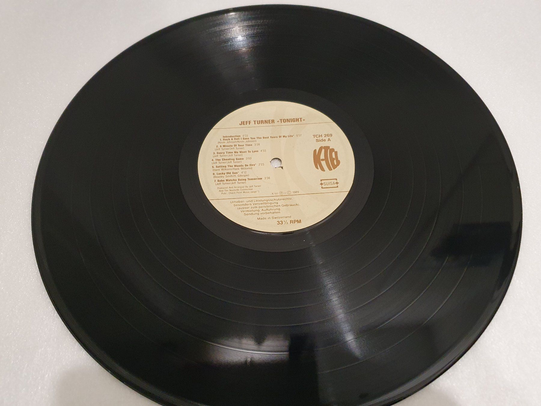 Dischi in vinile: Jeff Turner – Tonight... – Usato da Uster venduto da Vinyl-Leidenschaft 2
