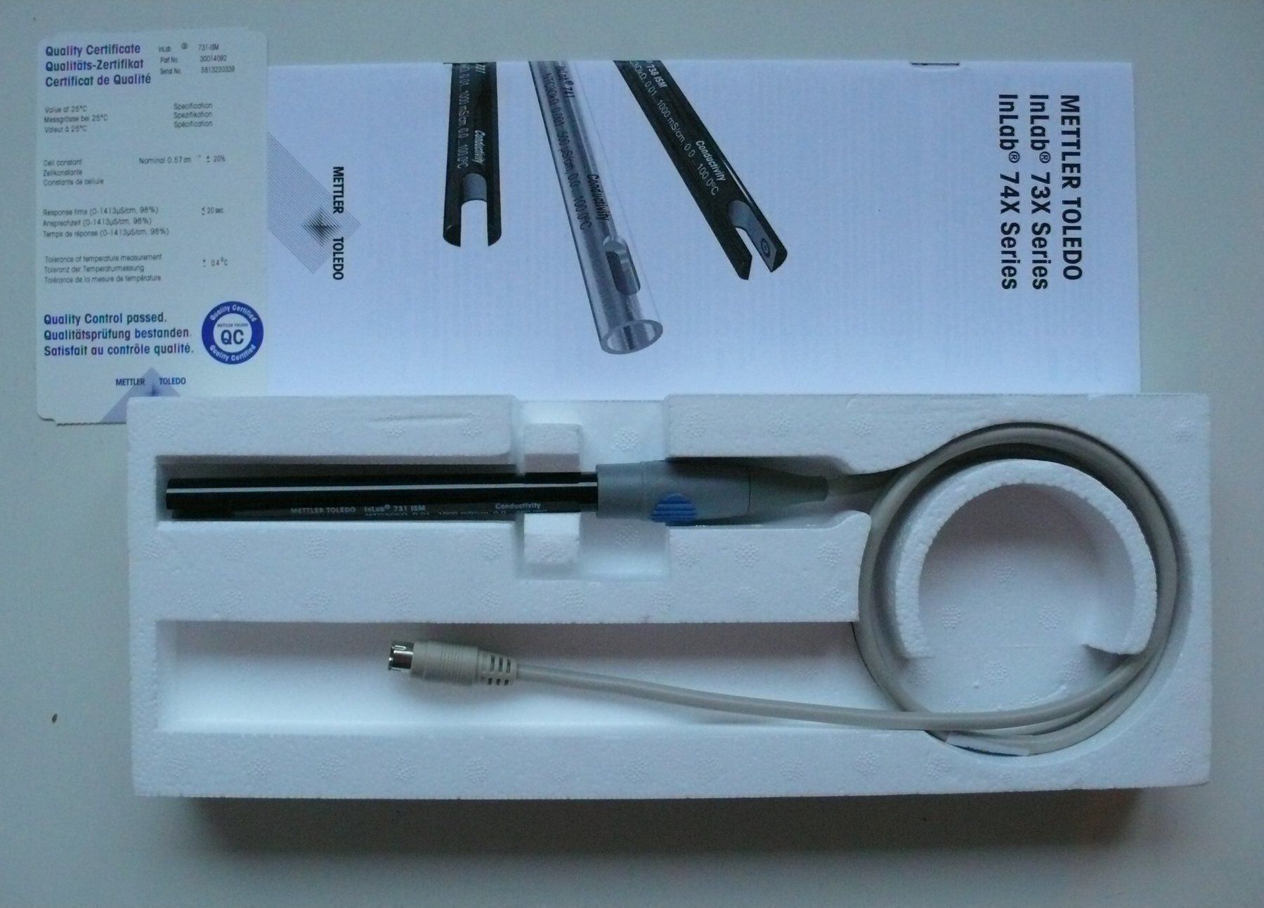 Mettler Toledo Misurare: Leitfähigkeitselektrode (ionisch) Mettler Toledo InLab 731 – Nuovo (secondo la descrizione) da Birmenstorf AG venduto da tritonius 2
