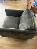 Sessel in Olivegrün zu verkaufen