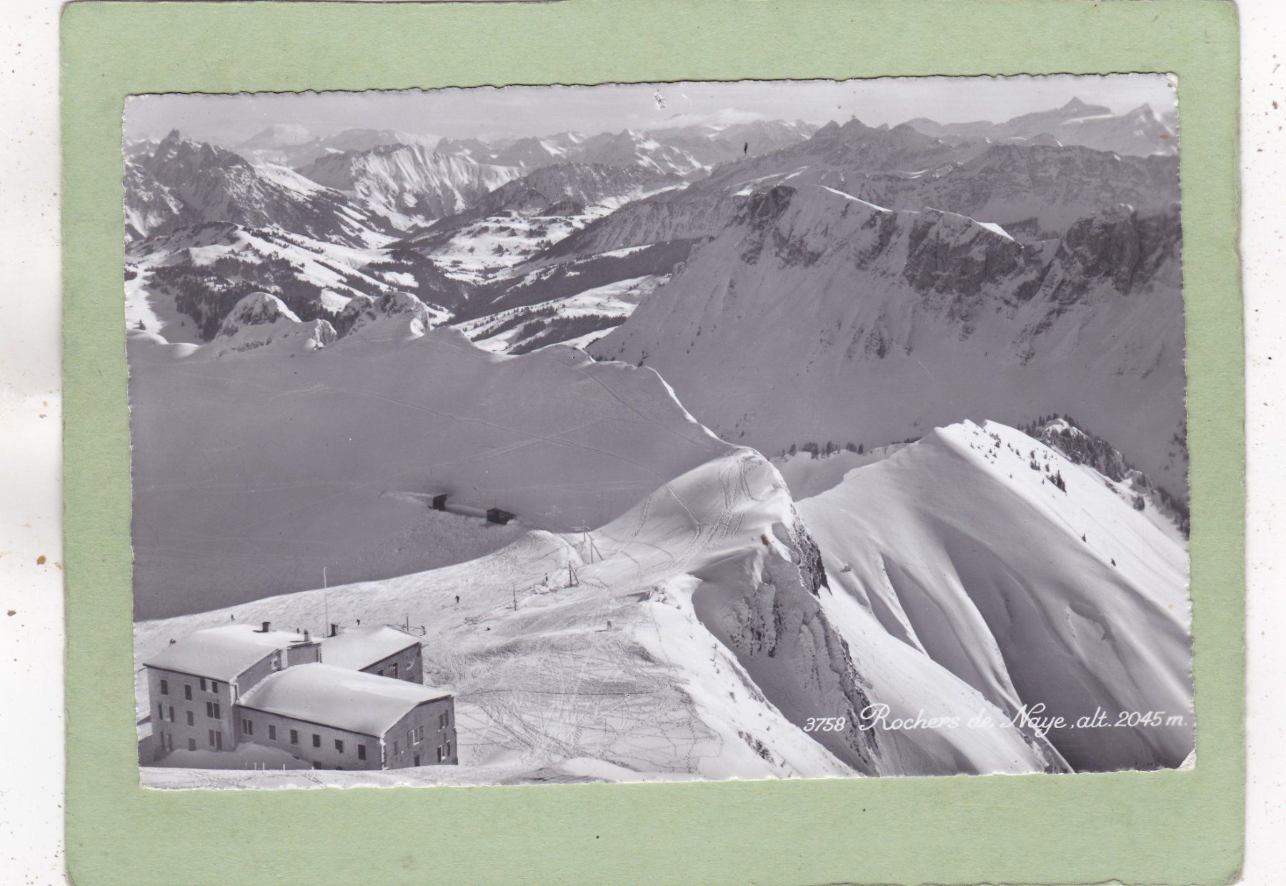 Cartoline postali: Rochers de Naye 1952 – Usato da Herisau venduto da Lisegrat2008