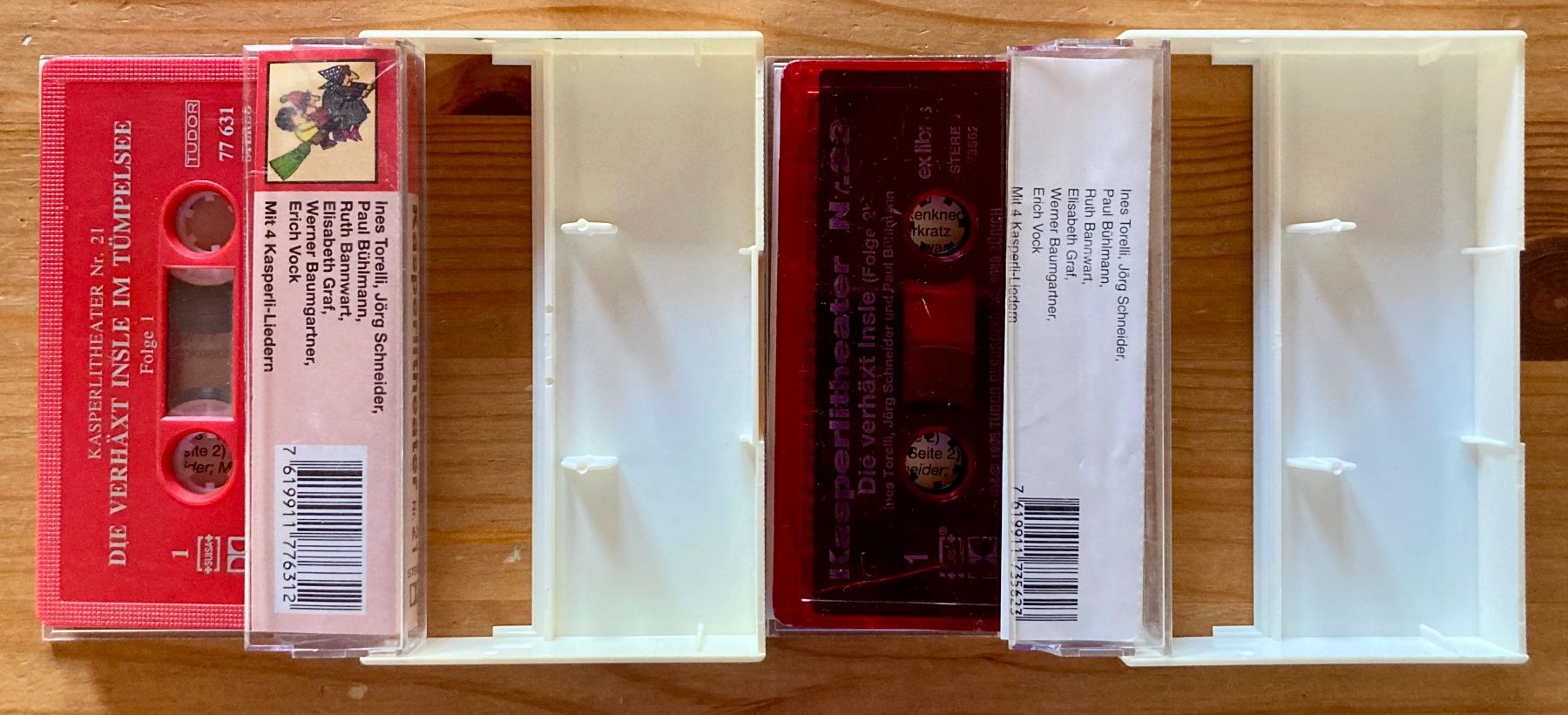 Musicassette: 2x Kasperlitheater (ex libris/Tudor, 1995) – Usato da Zürich venduto da Djmotionch 1