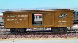 FE&MV 5272 Chicago Northwestern box car Metalldrehgestell