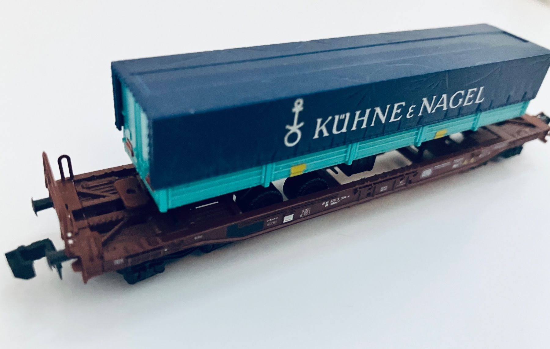 Roco Modellini di ferrovie: ROCO KÜHNE+NAGEL HUPAC  SPUR N – Nuovo e nell'imballaggio originale da Oberbuchsiten venduto da Orsetto24 1