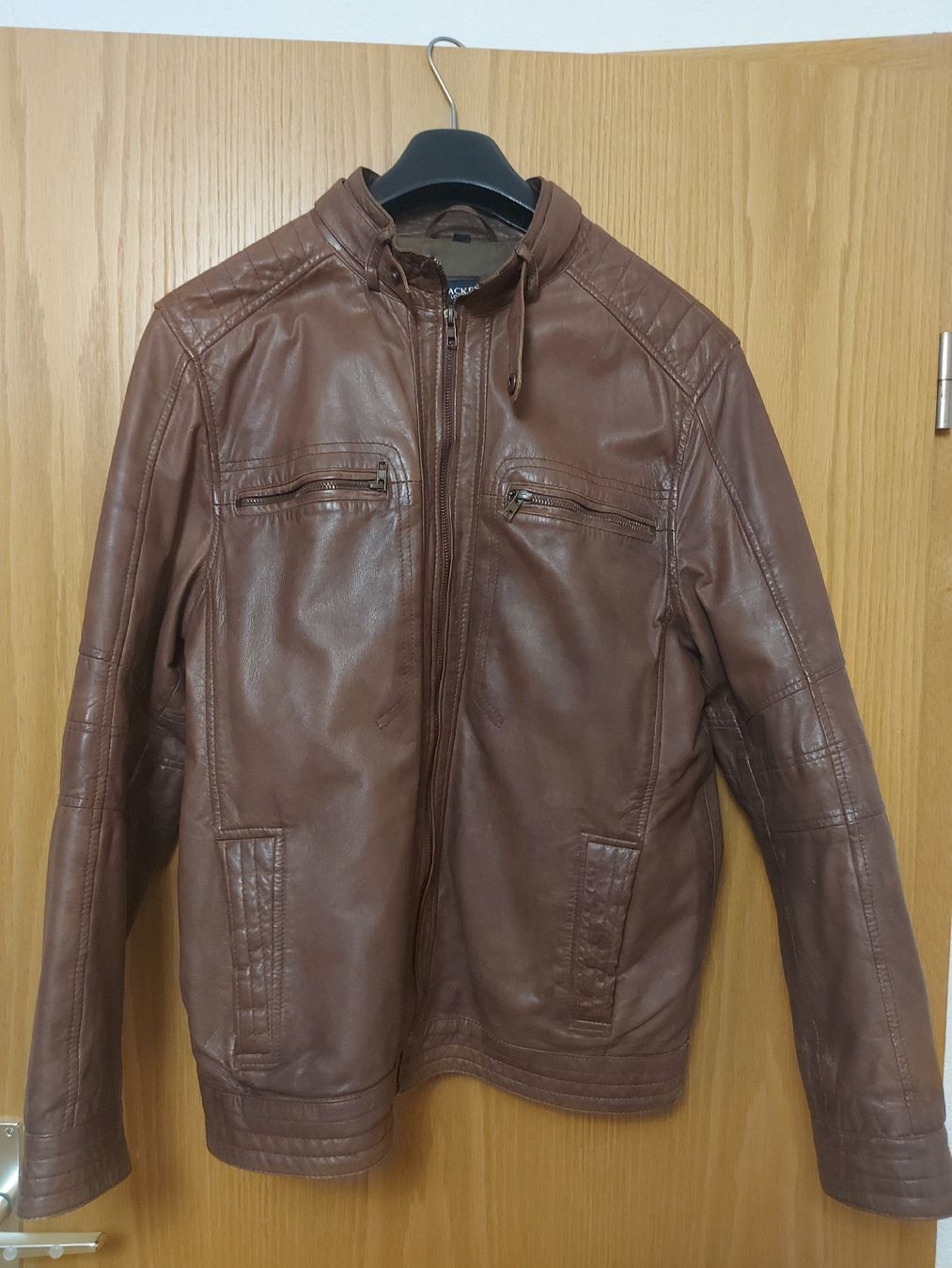 Giacche: Brown Faux Leather Jacket - – Usato da Lengnau BE venduto da nga_fq6t 1