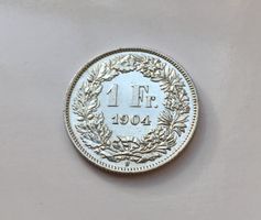 1904 1 Franken unz/stgl *rar*