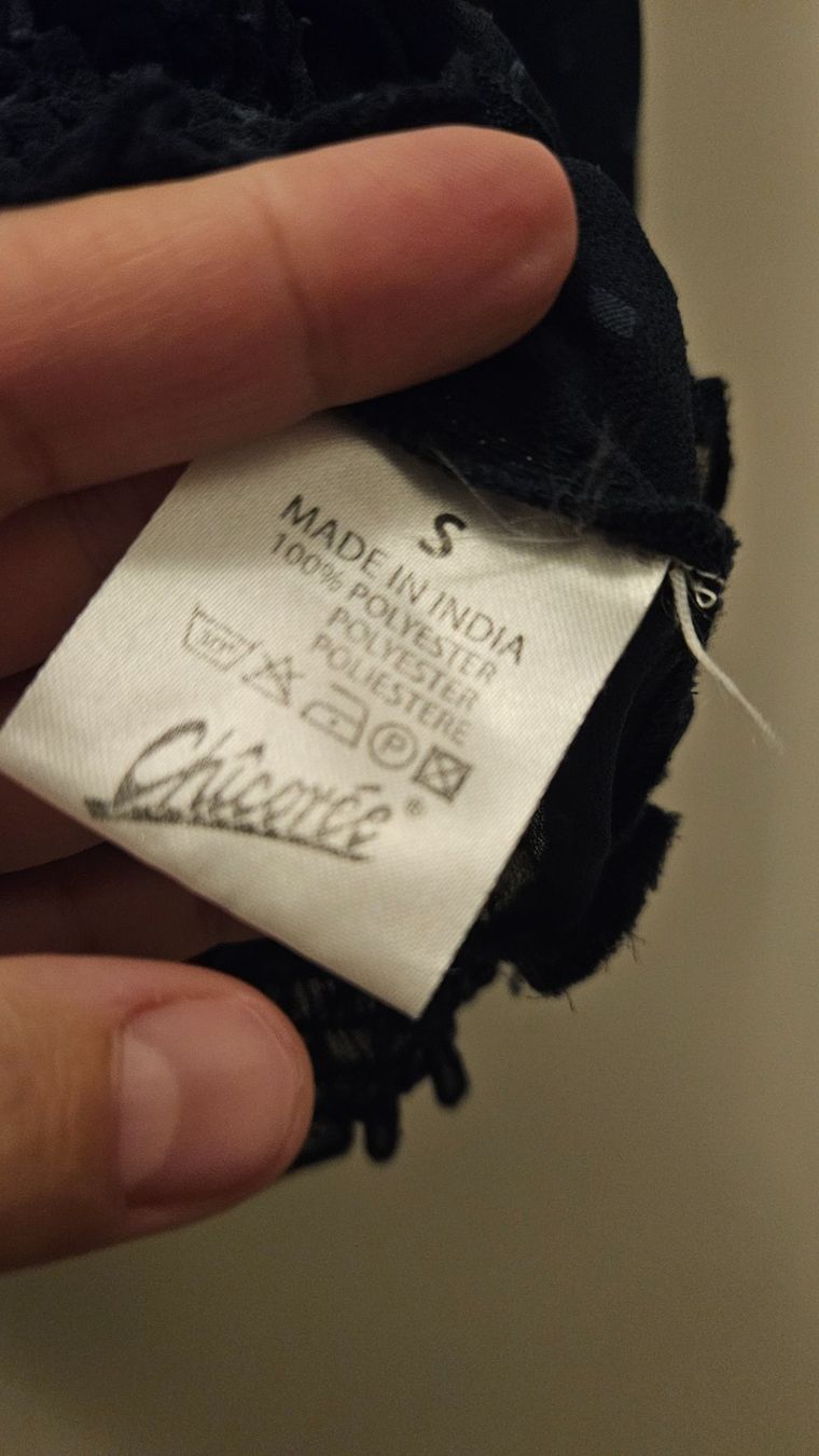 Camicette: Blusa blu poliestere tg.S Chichoree – Usato da Melano venduto da H-Sara 3