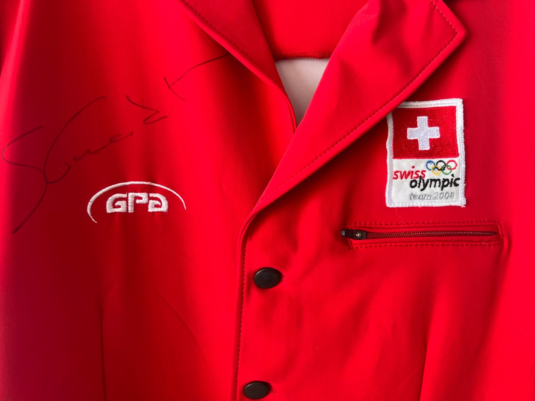 Giacche: Objet rare - veste JO 2008 Steve Guerdat dédicacée – Usato da Cologny venduto da dsi_wj5n 1