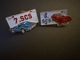 Pin Truck Auto Wagen USA Bus Oldtimer nummeriert