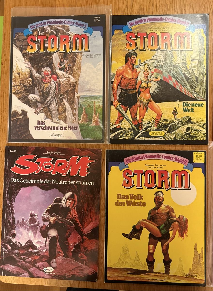 Comics: 8 STORM Comics - Science Fiction Fantasy – Gebraucht aus zürich von greenmodul 1
