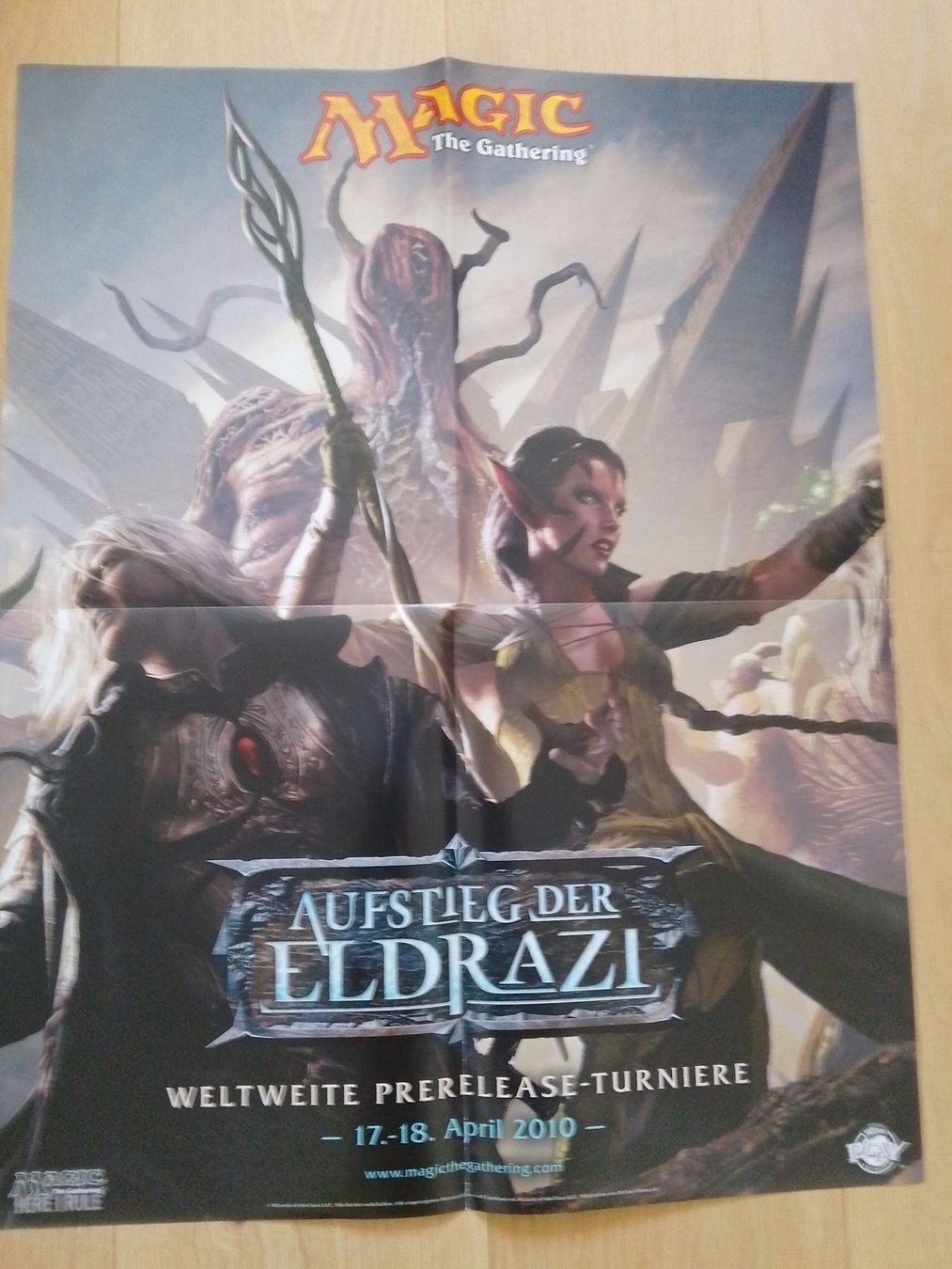 Magic The Gathering Carte collezionabili: Magic the Gathering Poster Aufstieg der Eldrazi Prerelease – Usato da Wohlen AG venduto da salamanderspielwaren 1