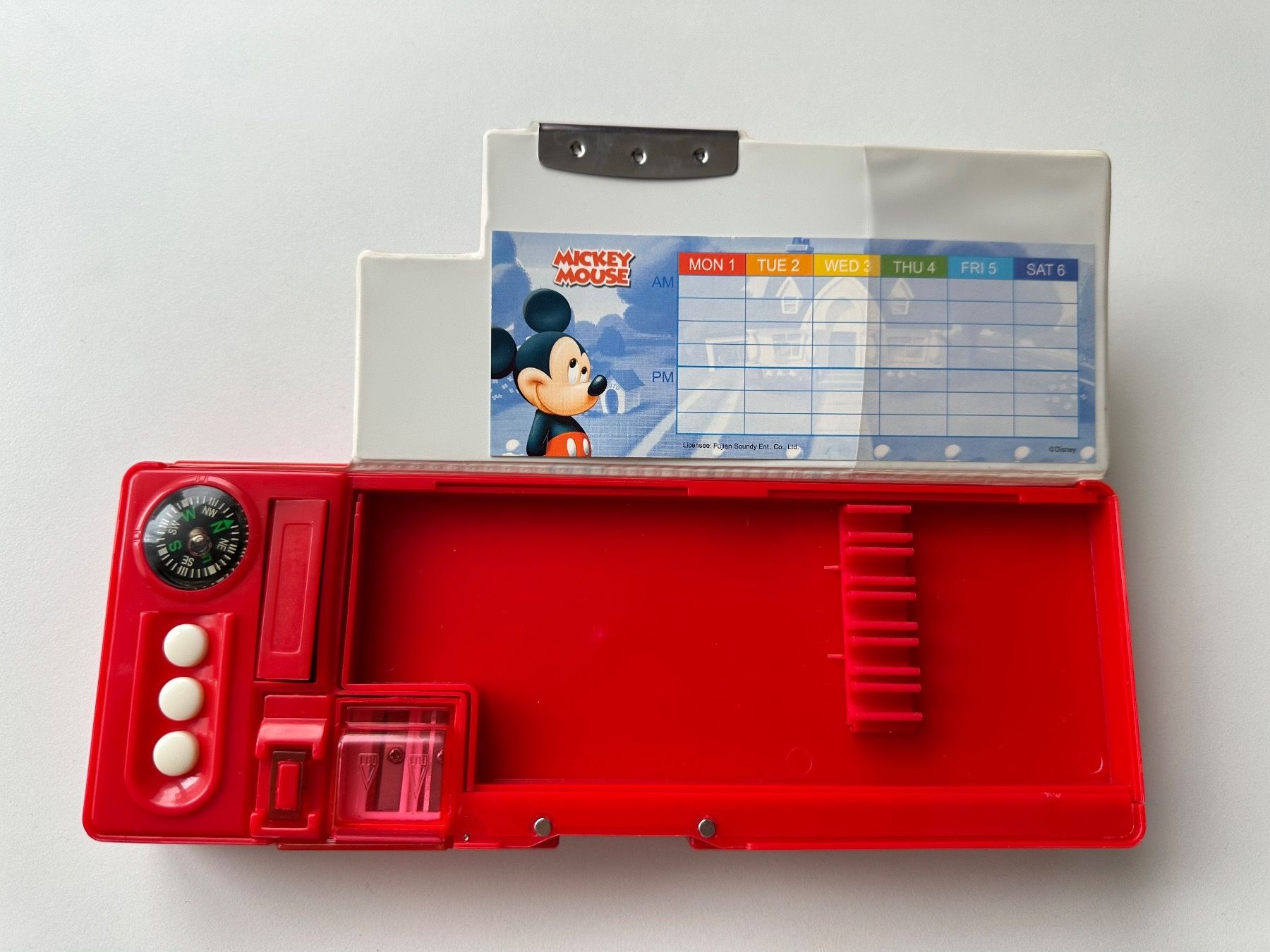 Astucci : Neu! Federmäppchen Etui Mickey Mouse Schulstart mit Kompass – Nuovo e nell'imballaggio originale da Oberglatt ZH venduto da qilinw 2