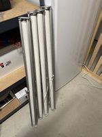4x Rollo Store Weiss mit Alu-Schiene - 100cm- IKEA ähnlich 