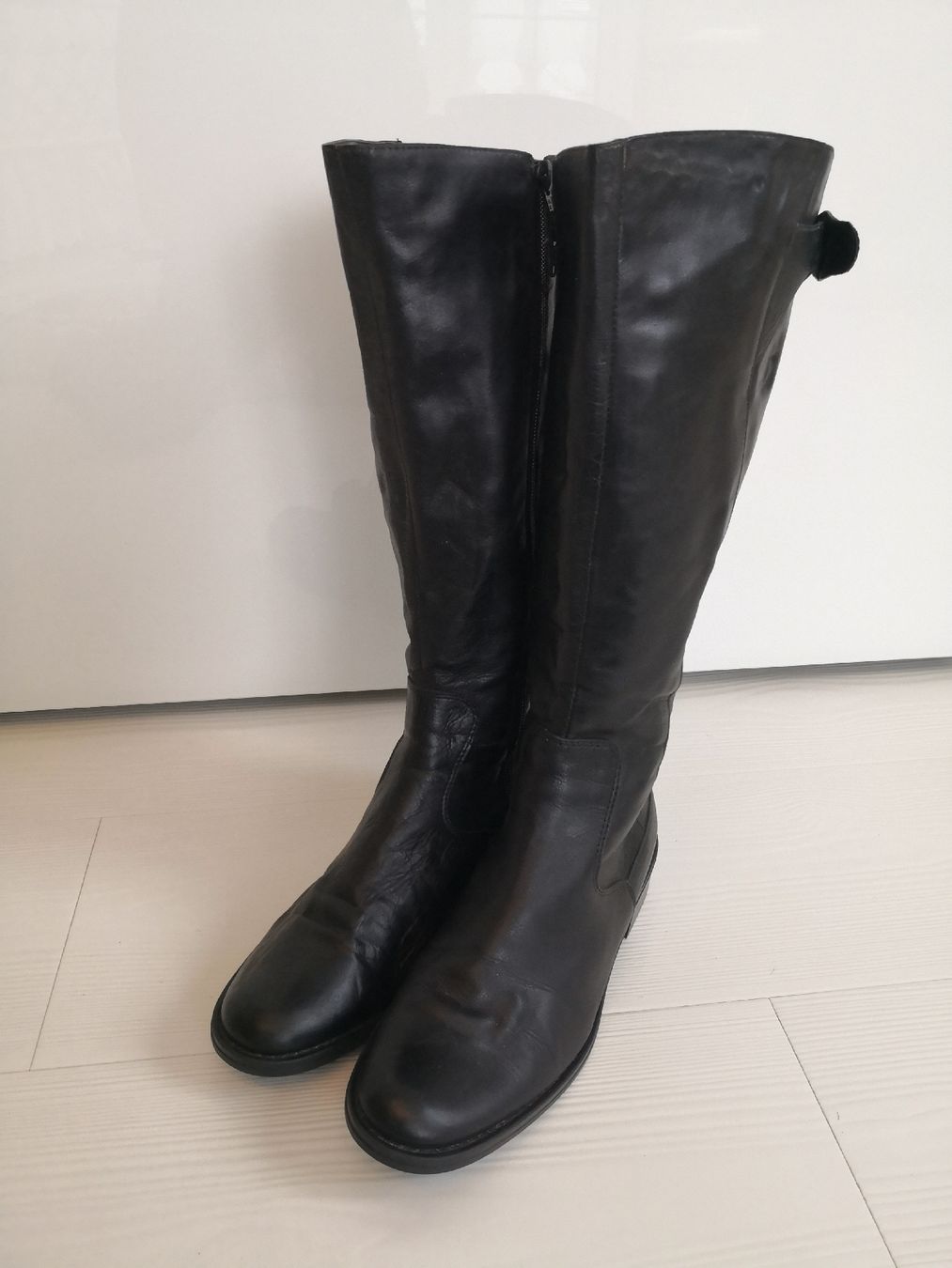 Scarpe da donna: 🤩PASITO LEDER-STIEFEL, SCHWARZ – Usato da Olten venduto da Naja-Twins-Twins 2