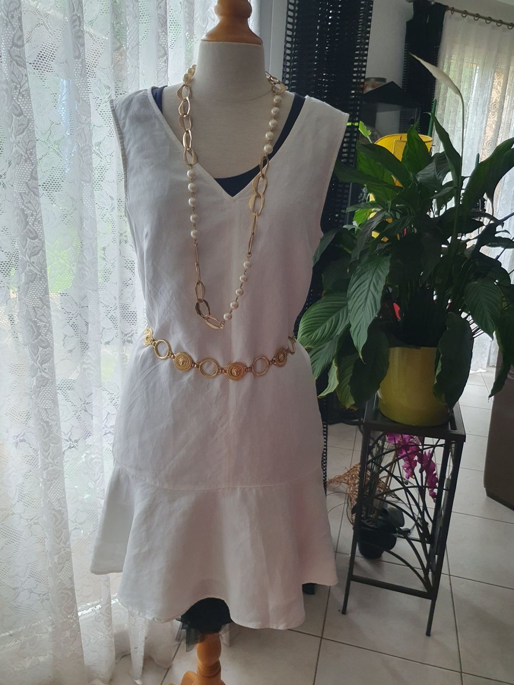 Caroll Kleider: Robe CAROLL en lin 44 – Gebraucht aus St-Triphon von Jldr0