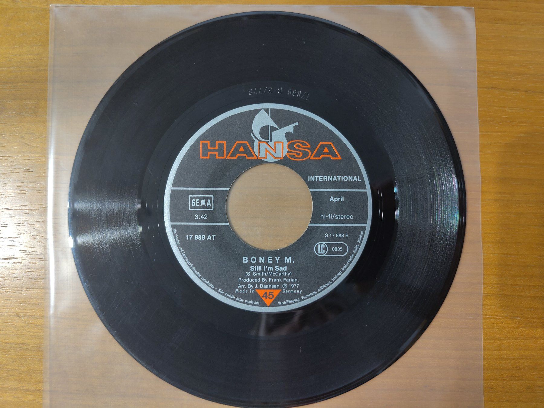 Dischi in vinile: VINYL SINGLE 7" BONEY M. - MA BAKER – Usato da Landquart venduto da Chrigi88 1