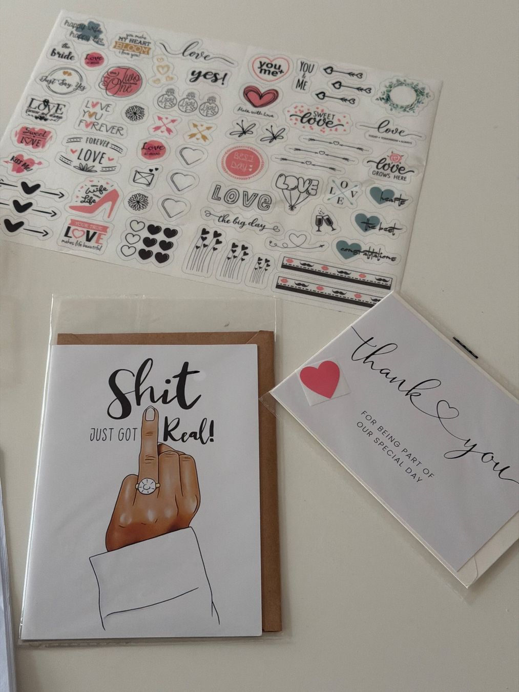 Sticker: Hochzeits / Wedding Set – Nuovo (secondo la descrizione) da Solothurn venduto da Vintage87 4