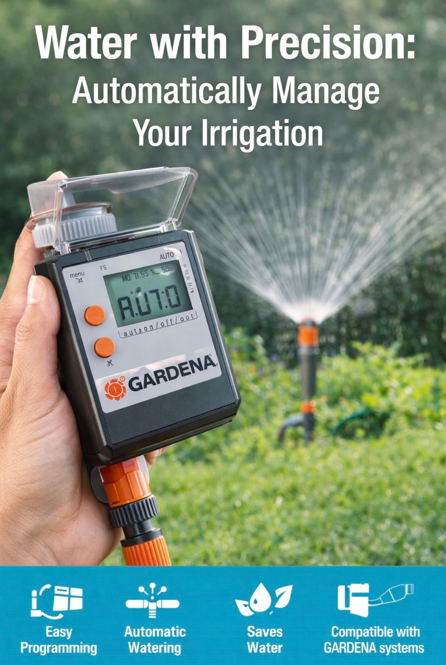 Annaffiatura & Irrigazione: Programmateur d’Arrosage – Nuovo e nell'imballaggio originale da Denens venduto da RomainSecondeMain