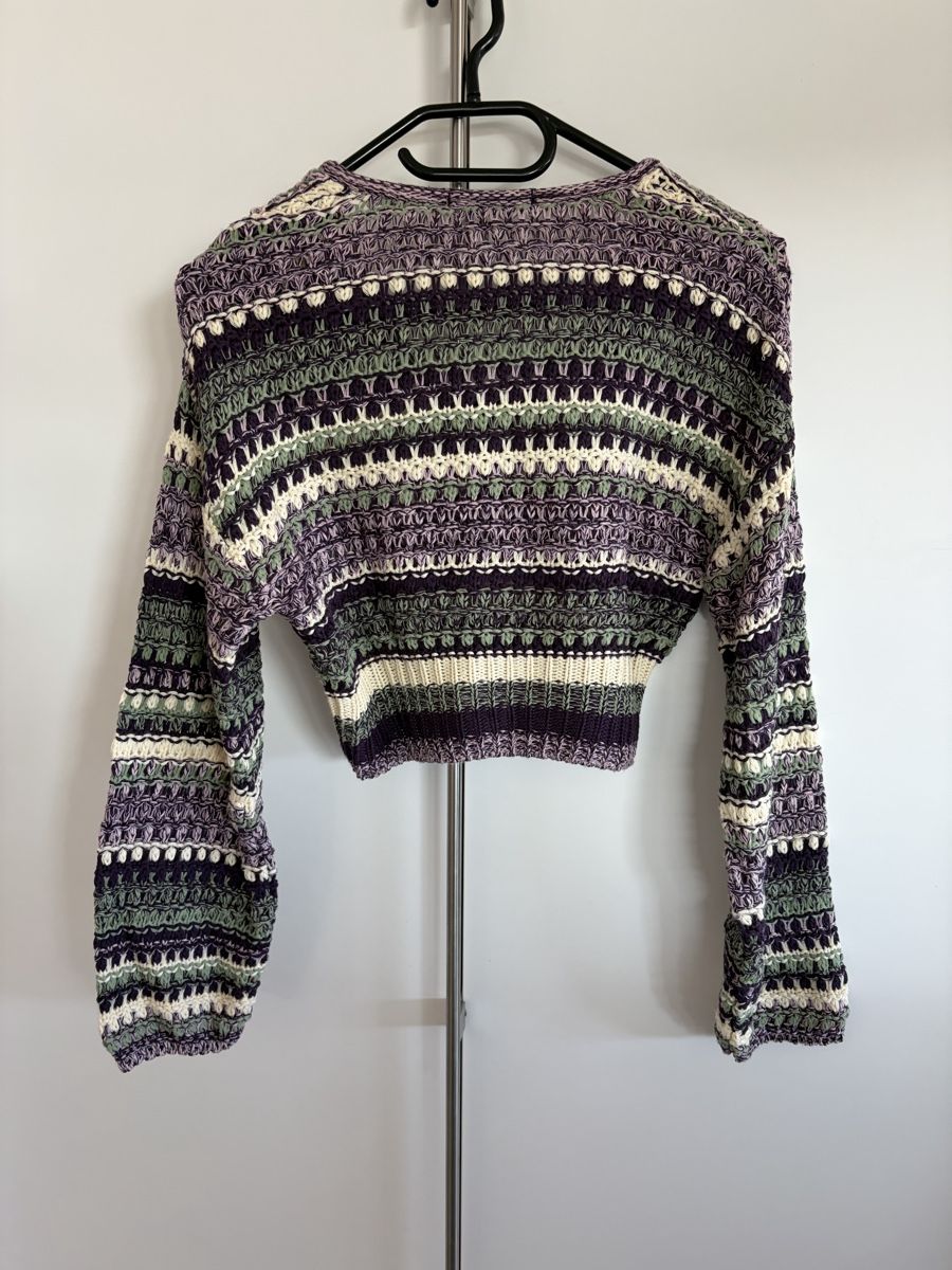 Pull&Bear Maglioni & Felpe: Strickpullover (lila, grün, beige in Grösse S) || Pull&Bear – Nuovo (secondo la descrizione) da Düdingen venduto da Hiron_o7 3