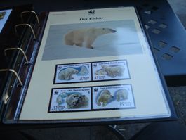 "Eisbär", Sowjetunion 1987, Satz Lose **, FDC + Maximkart