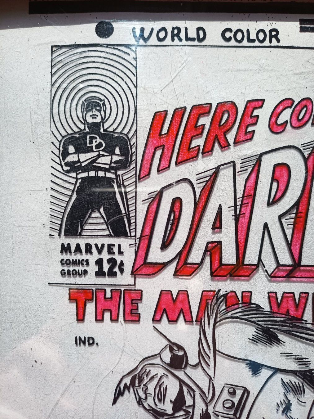 Fumetti: Bob Powell "Daredevil Cover Dec. 1965" – Usato da Schwerzenbach venduto da oldthings79 3