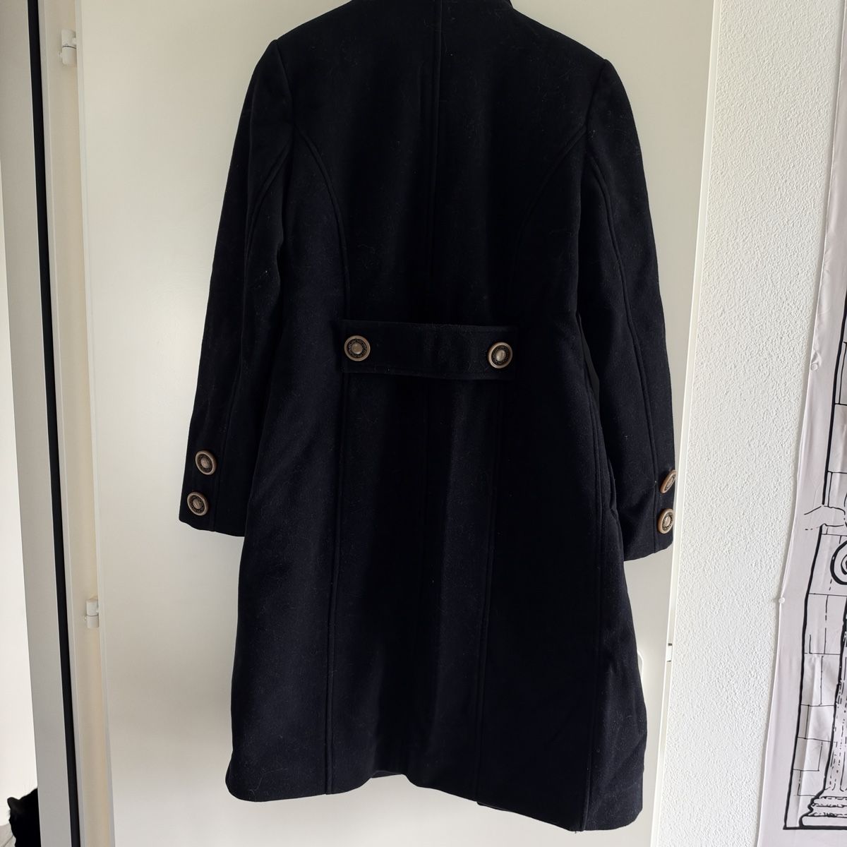 Mäntel: WARM ELEGANT BLACK MIDI WOOL COAT M – Gebraucht aus Zofingen von JumpInVintage 5