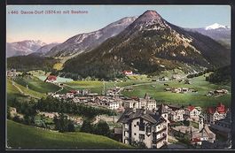 AK Davos-Dorf, Teilansicht mit Seehorn