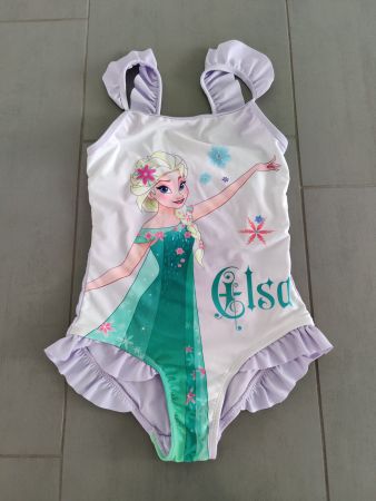 Disney Frozen Elsa Badeanzug Gr. 128 / 6–8 Jahre