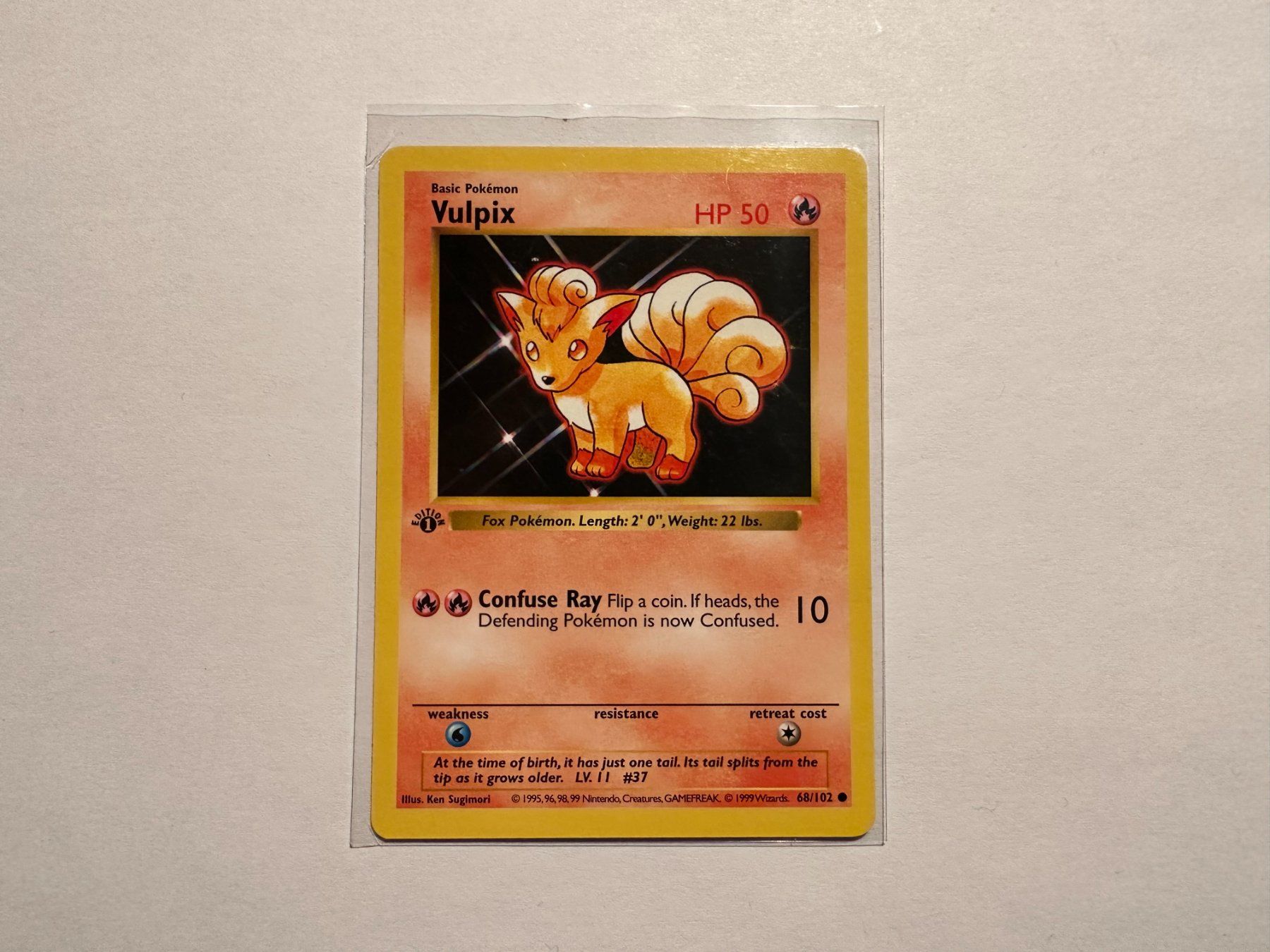 Pokémon Sammelbilder & Trading cards: Vulpix Base Set 1. Edition Shadowless EN ab 1.- – Gebraucht aus Hagendorn von