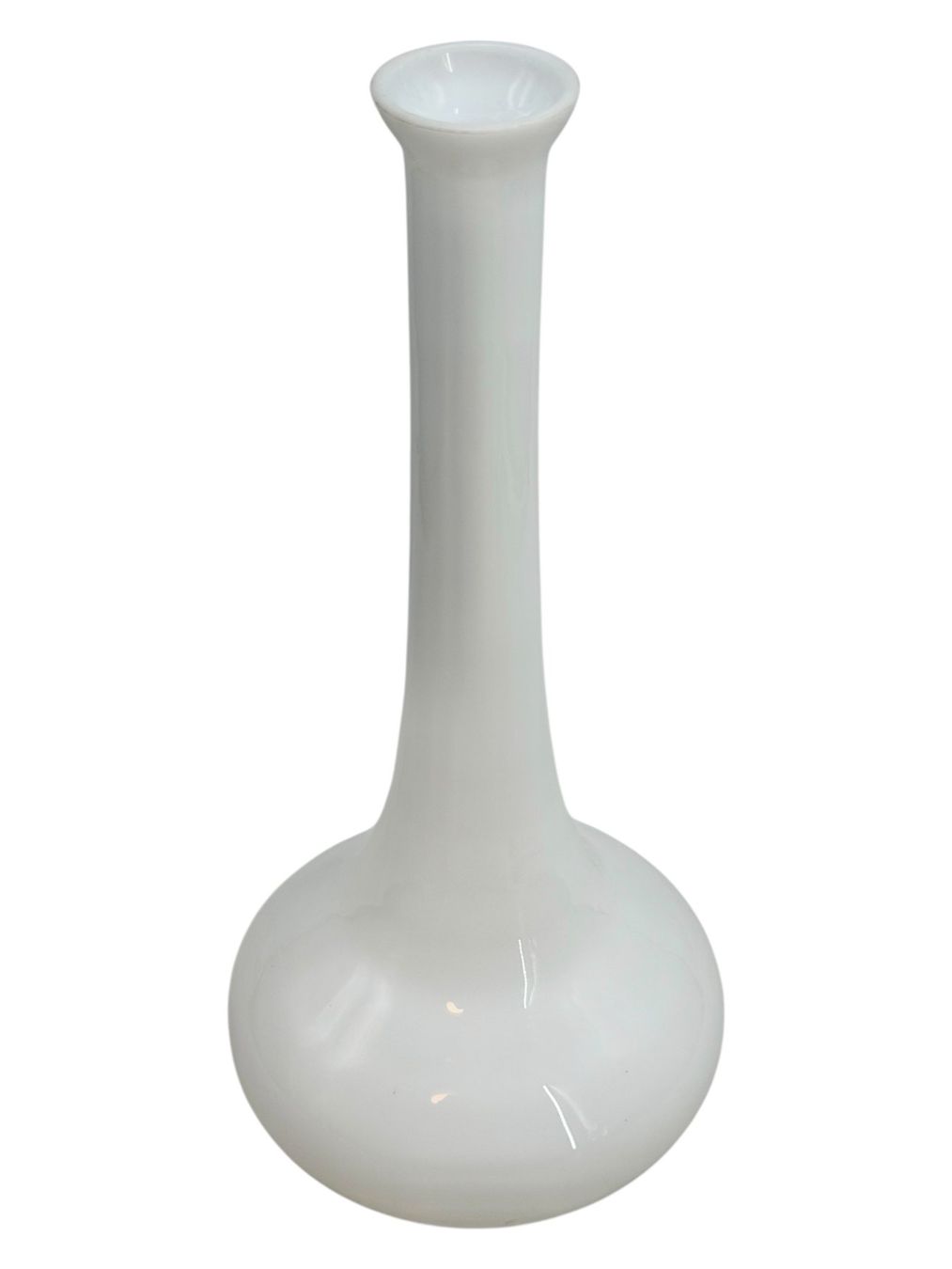 Vasi & Recipienti: Superbe vase soliflore ancien en opaline blanche – Usato da Morges venduto da vintix 4