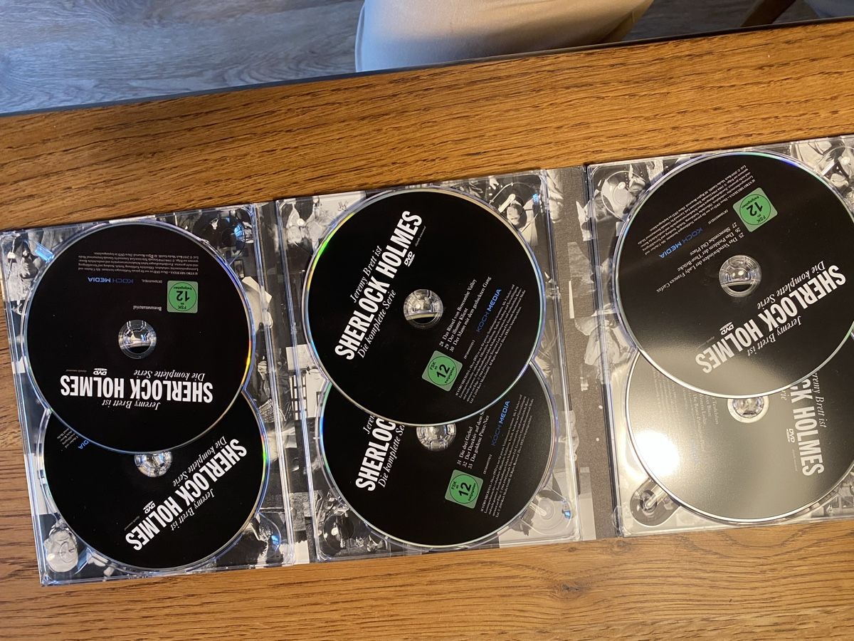 Tutti i DVDs: 12 DVDs Sherlock Holmes – Usato da Hallau venduto da cruiser01 4
