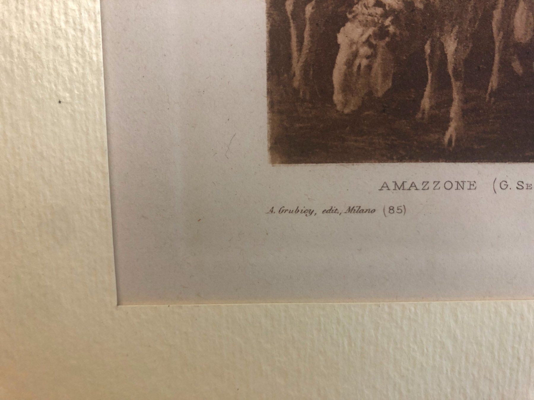 Stiche: AMAZZONE di G. Segantini – Gebraucht aus Massagno von Aldo967 2