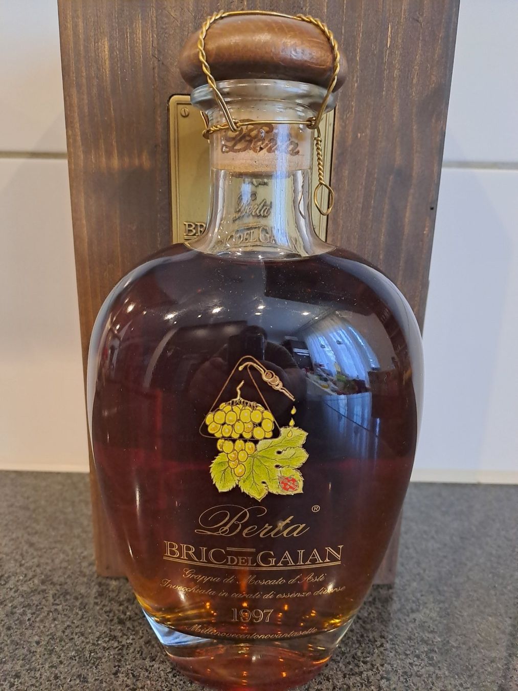 Berta Bevande alcoliche: Berta Grappa BRICDELGAIAN 1997 mit OHK – Nuovo e nell'imballaggio originale da Elsau venduto da Kellerraeumung 3
