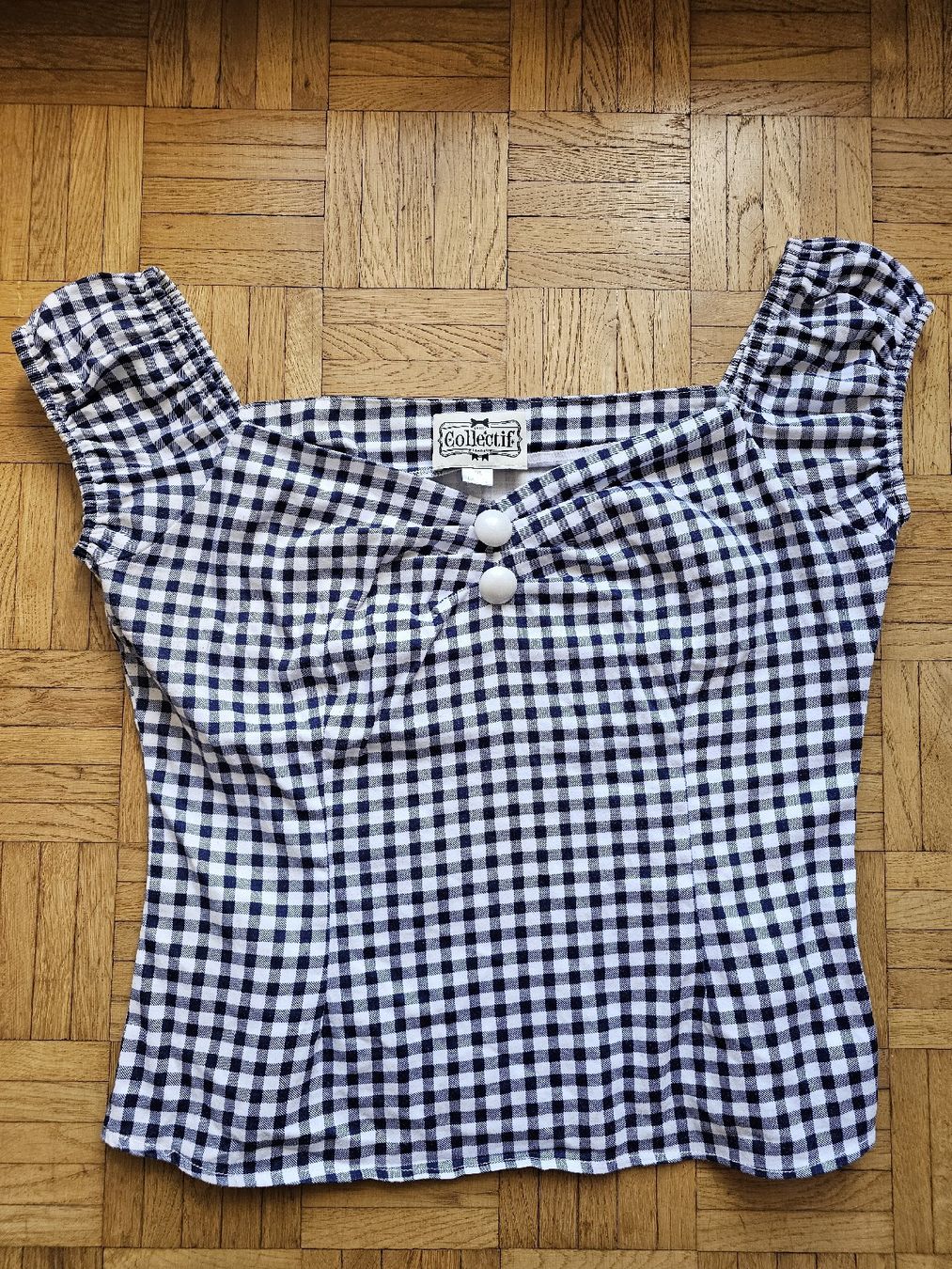 Blusen: Collectif 50s rockabilly gingham top – Gebraucht aus Zürich von Ada2