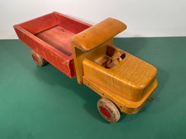 Holzspielzeug Lastwagen Spielzeug Vintage 42cm