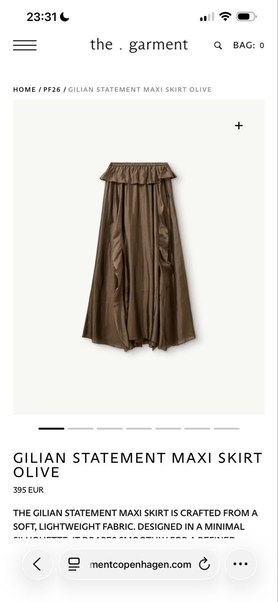 Röcke: The garment Gilian statement maxi skirt olive – Neu und originalverpackt aus Rain von thesta24 5