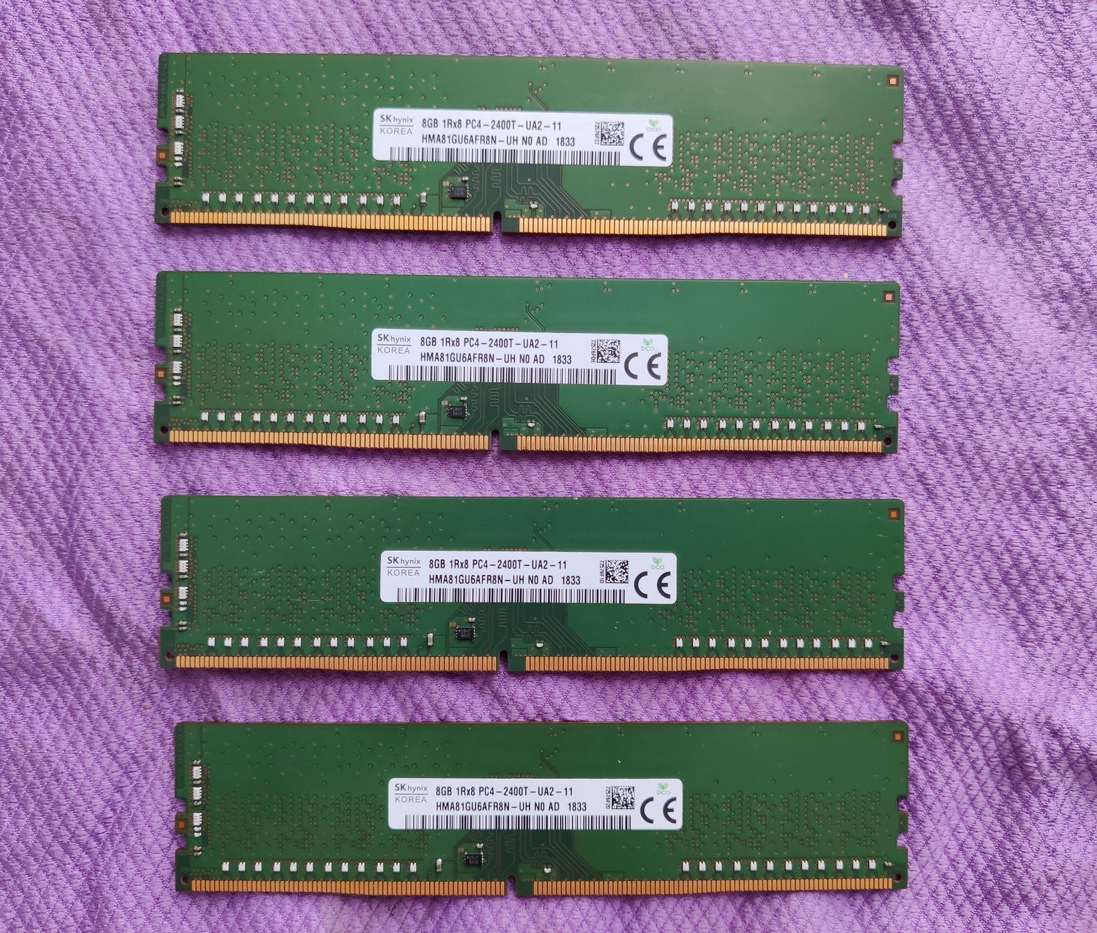 Memoria / RAM: 32Go DDR4 SK Hynix 2400 – Usato da Genève venduto da Rogue-Naboo-21