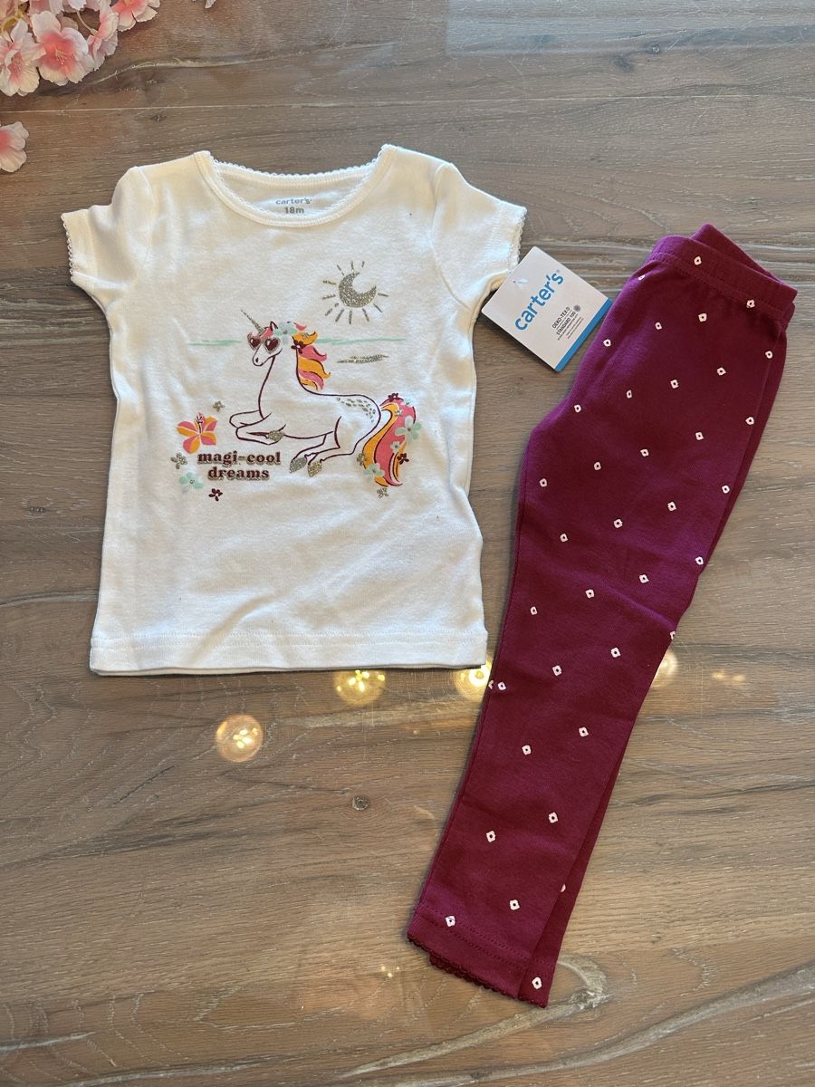 Carter's Pigiama & Simili: Carter's Einhorn Sommer Pyjama, 18M, Neu! – Nuovo e nell'imballaggio originale da Safenwil venduto da Whoopie1