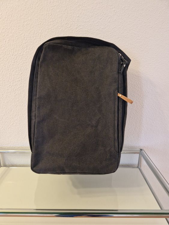 Neuer Qwestion Backpack – Organic Washed Black (Neu und ...