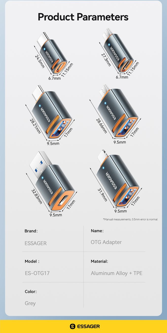 Unità & Adattatore: ESSAGER USB-A auf iP Lightning Adapter - OTG – Nuovo e nell'imballaggio originale da Romanshorn venduto da pfimex 9