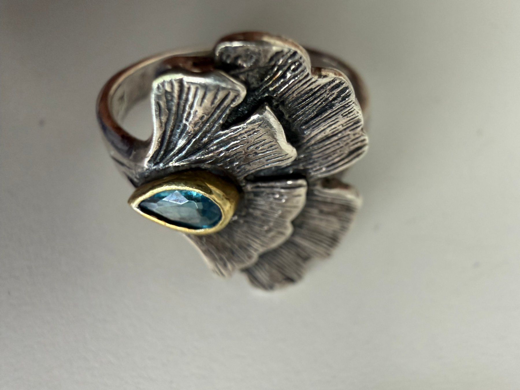 Bagues: Silber Ring 925 Ring Gingko – D'occasion à Kirchdorf AG par coco123 1