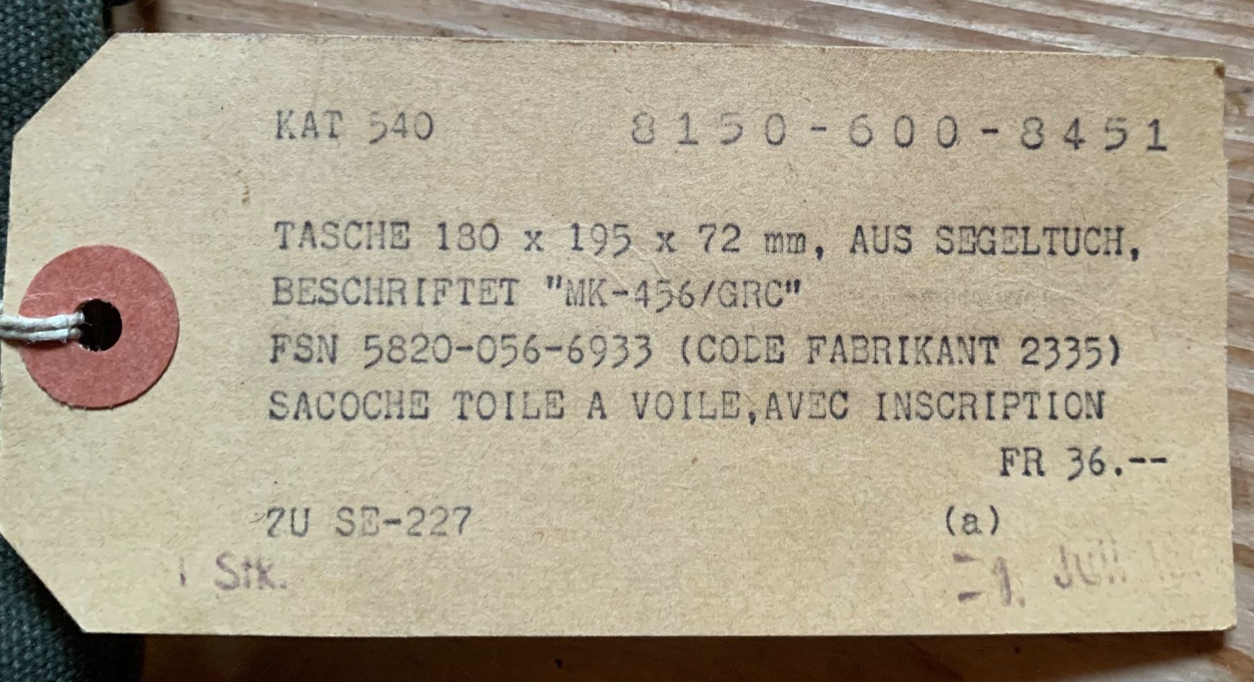 Taschen: Tasche zu SE 227 der CH Armee – Gebraucht aus Goldingen von Bergler012 3