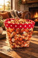 🍿Salted Caramel Popcorn Utensilo 🍿sfhandmade