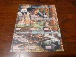 Feuille de timbres Kabardino-Balkarie - Animaux rares!