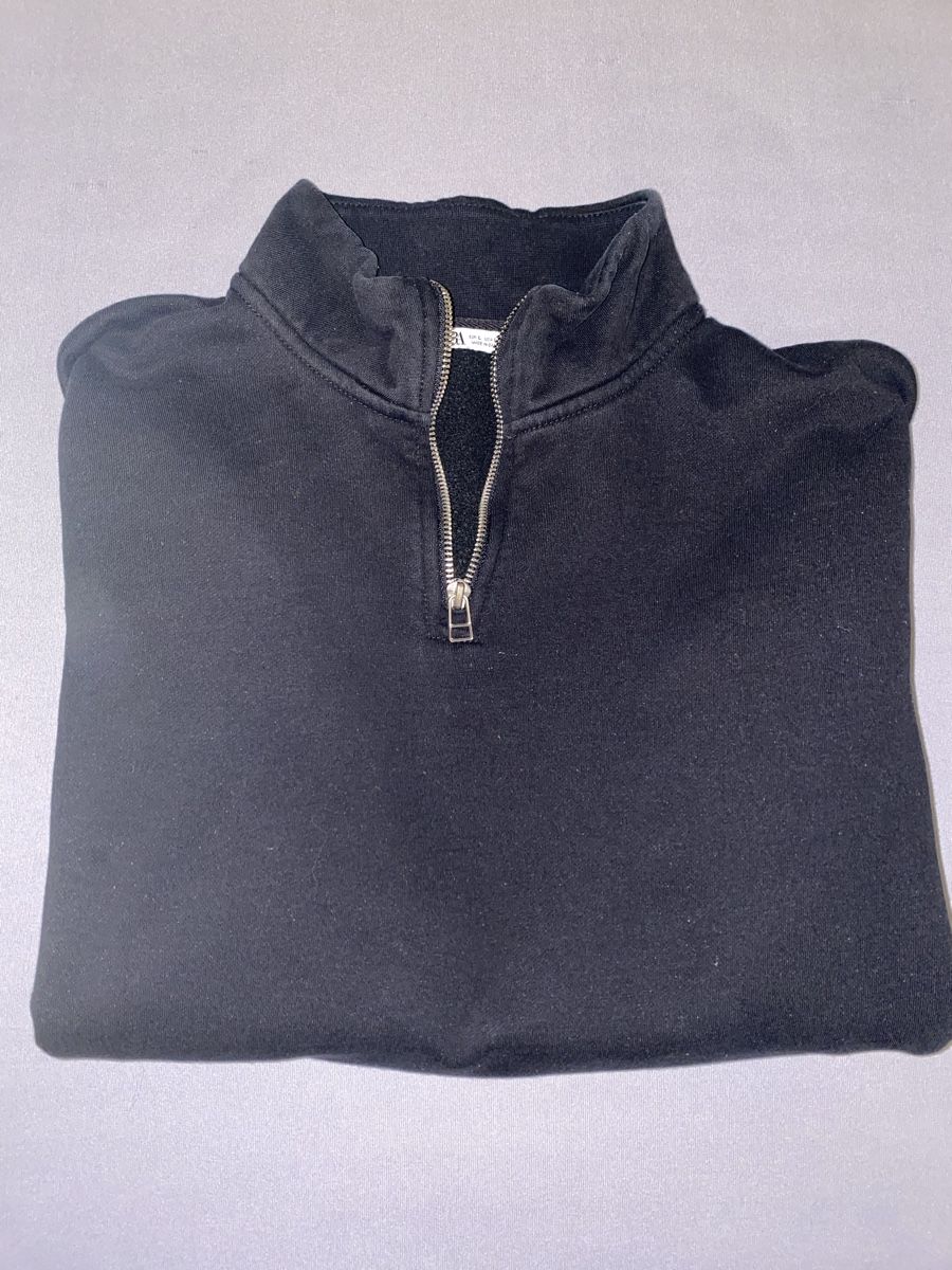 Zara Pullover & Sweatshirts: Zara Pullover schwarz mit Reissverschluss – Gebraucht aus Lippoldswilen von duk_xcr9 2